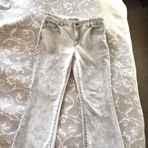 Chico 1 platinum denim jeans silver antiqued white